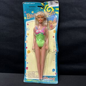 Manley Toys 1996 Blonde Beach Fun Robin 11.5 Doll Barbie Clone vintage